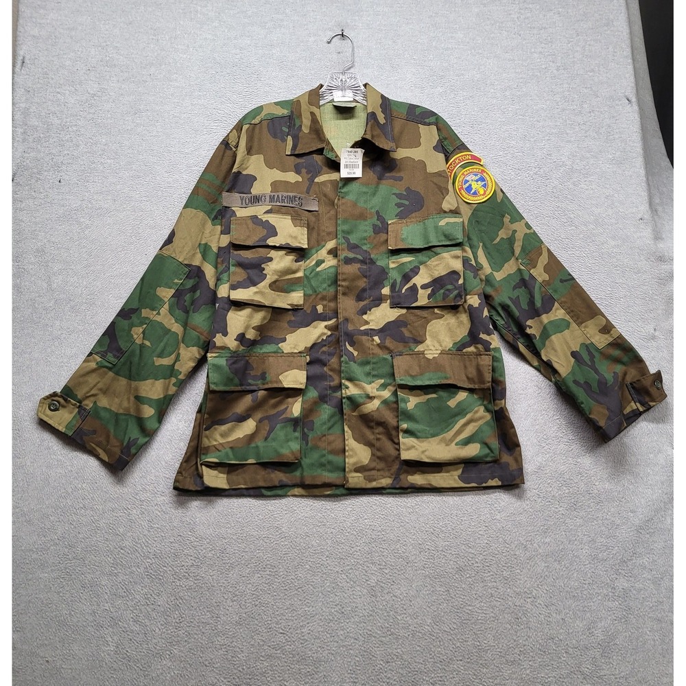 Rothco Men Jacket M Green Camo Woodland Young Marines Ultra Force BDU NWT